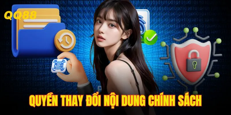 Thông báo về quyền được chỉnh sửa chính sách của đơn vị